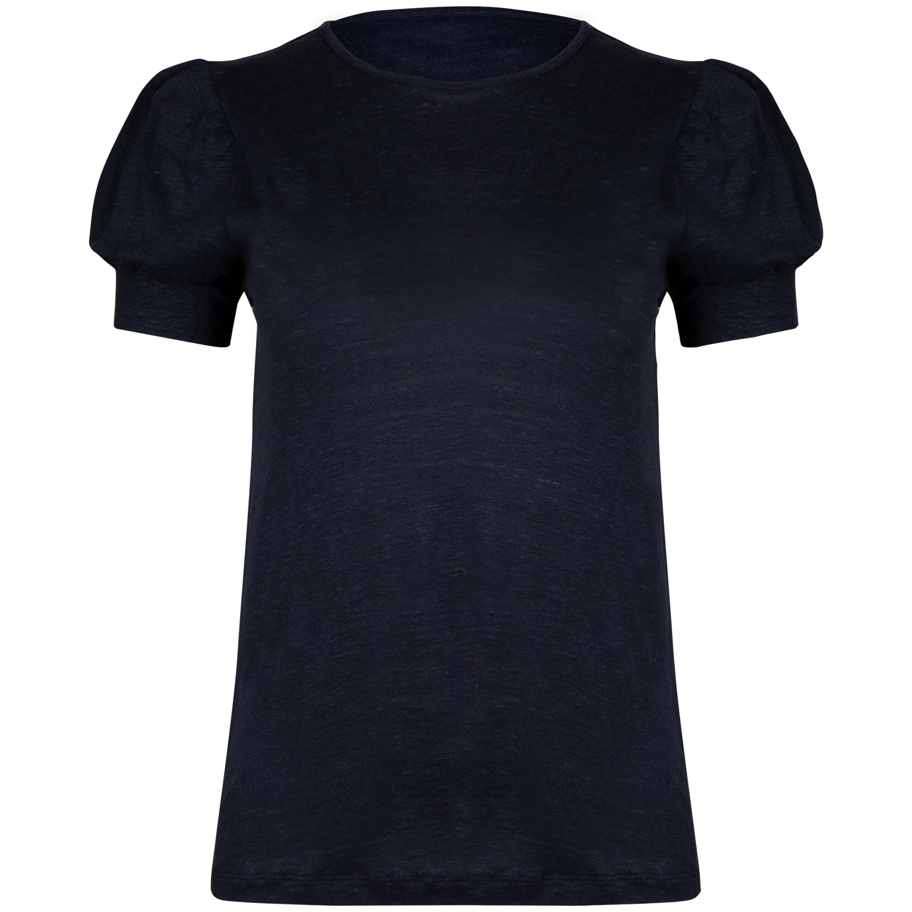 Madeleine Linen Tee - Navy