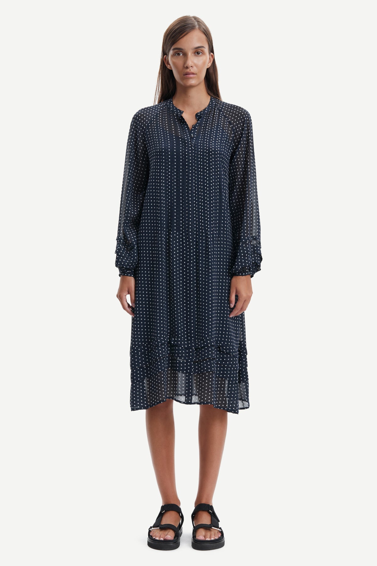 Elma Shirt Dress Aop 9695 - Dots