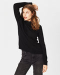 Jazee Cashwool R Pullover - Black - Moss Copenhagen - Gensere - VILLOID.no