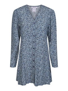 Ellen LS Short Dress - Midnight Petite Flower