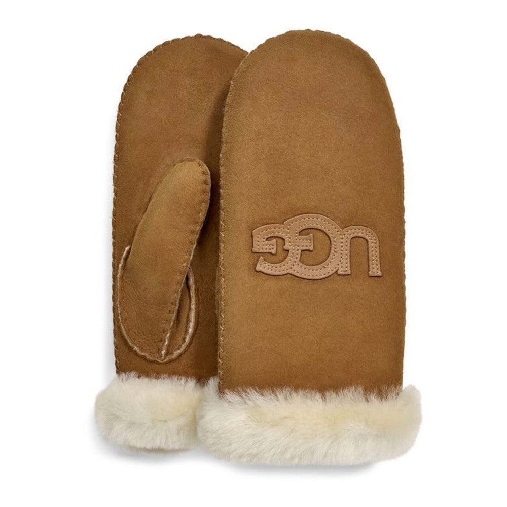 W Logo Mitten - Chestnut - Ugg - Tilbehør - VILLOID.no