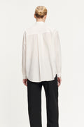 Mina Shirt - White - Samsøe Samsøe - Bluser & Skjorter - VILLOID.no