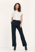 Hoys Straight Pants - Black - Samsøe Samsøe - Bukser & Shorts - VILLOID.no