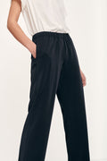 Hoys Straight Pants - Black - Samsøe Samsøe - Bukser & Shorts - VILLOID.no