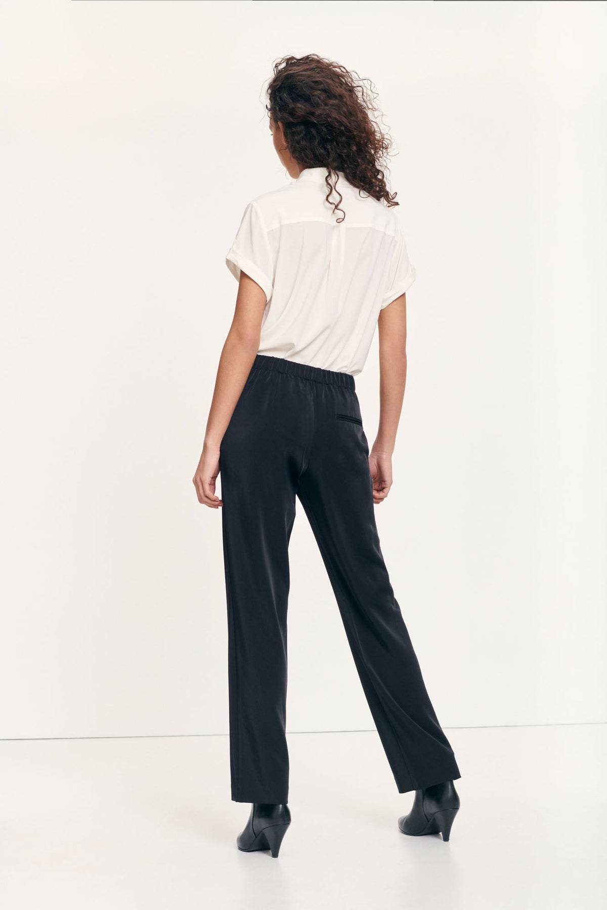 Hoys Straight Pants - Black - Samsøe Samsøe - Bukser & Shorts - VILLOID.no