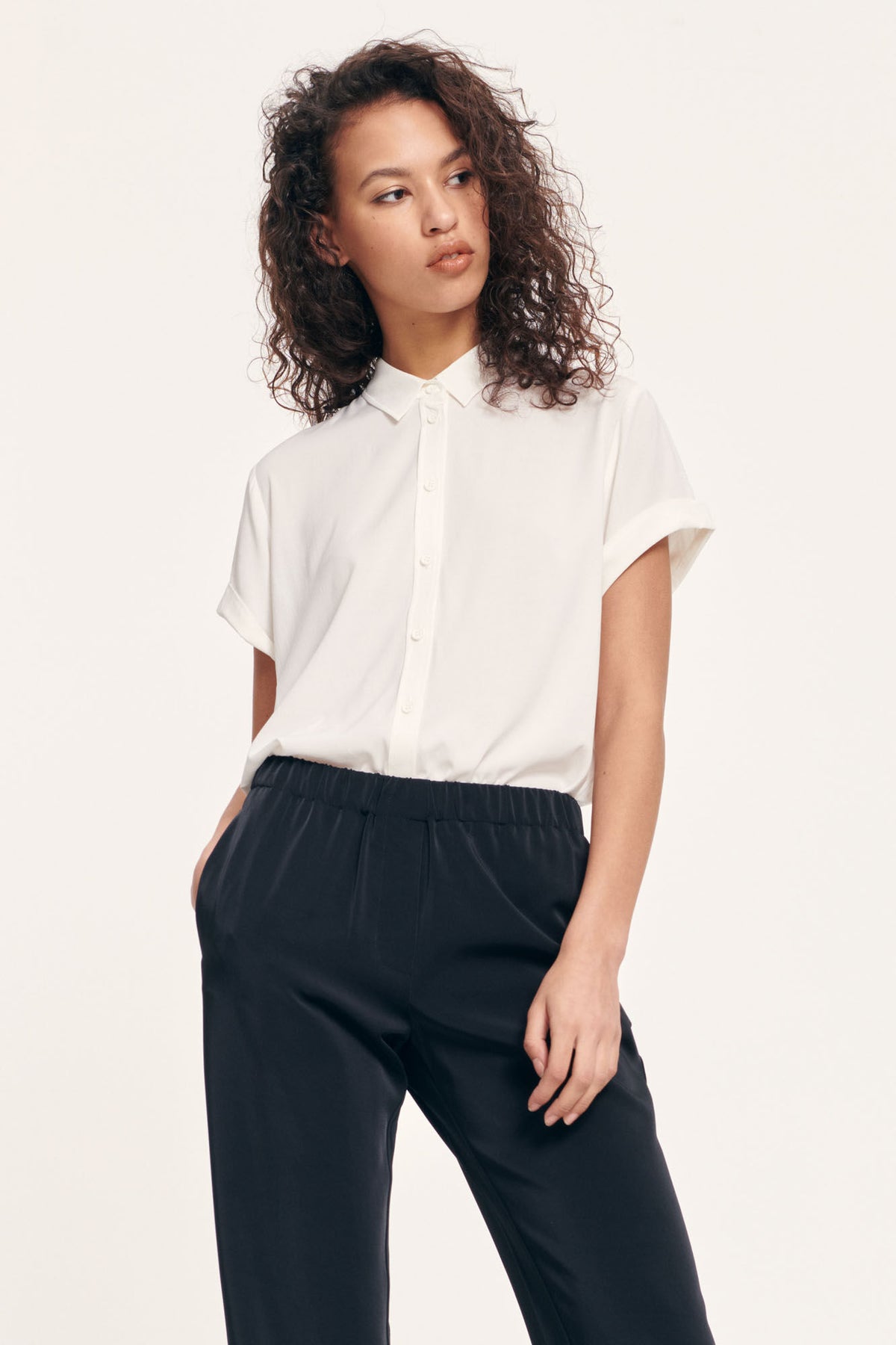 Hoys Straight Pants - Black - Samsøe Samsøe - Bukser & Shorts - VILLOID.no