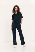 Hoys Straight Pants - Black - Samsøe Samsøe - Bukser & Shorts - VILLOID.no