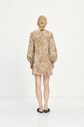 Aram Short Dress Aop - Mountain Zebra