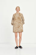 Aram Short Dress Aop - Mountain Zebra