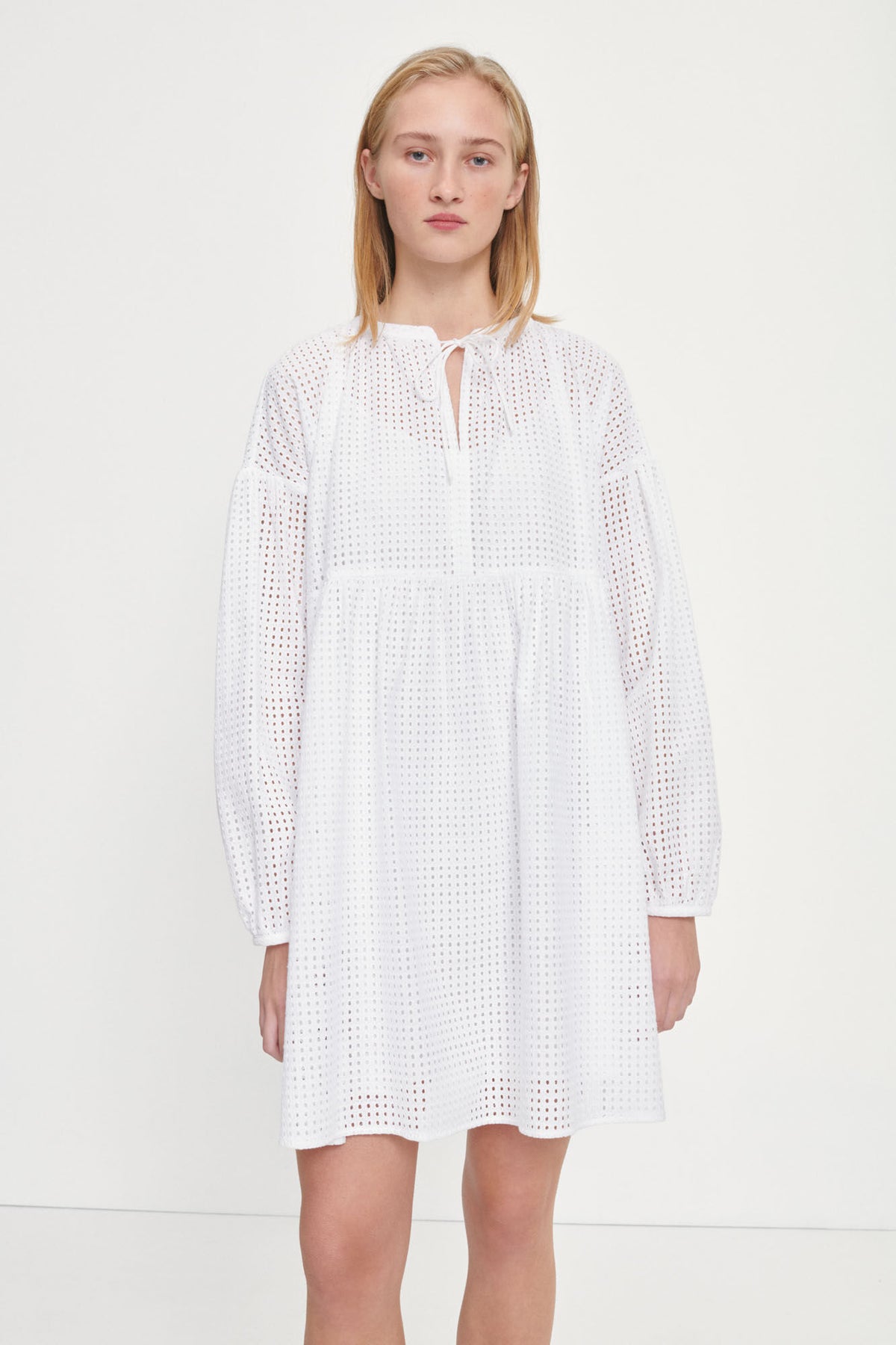 Royasine Dress - Bright White