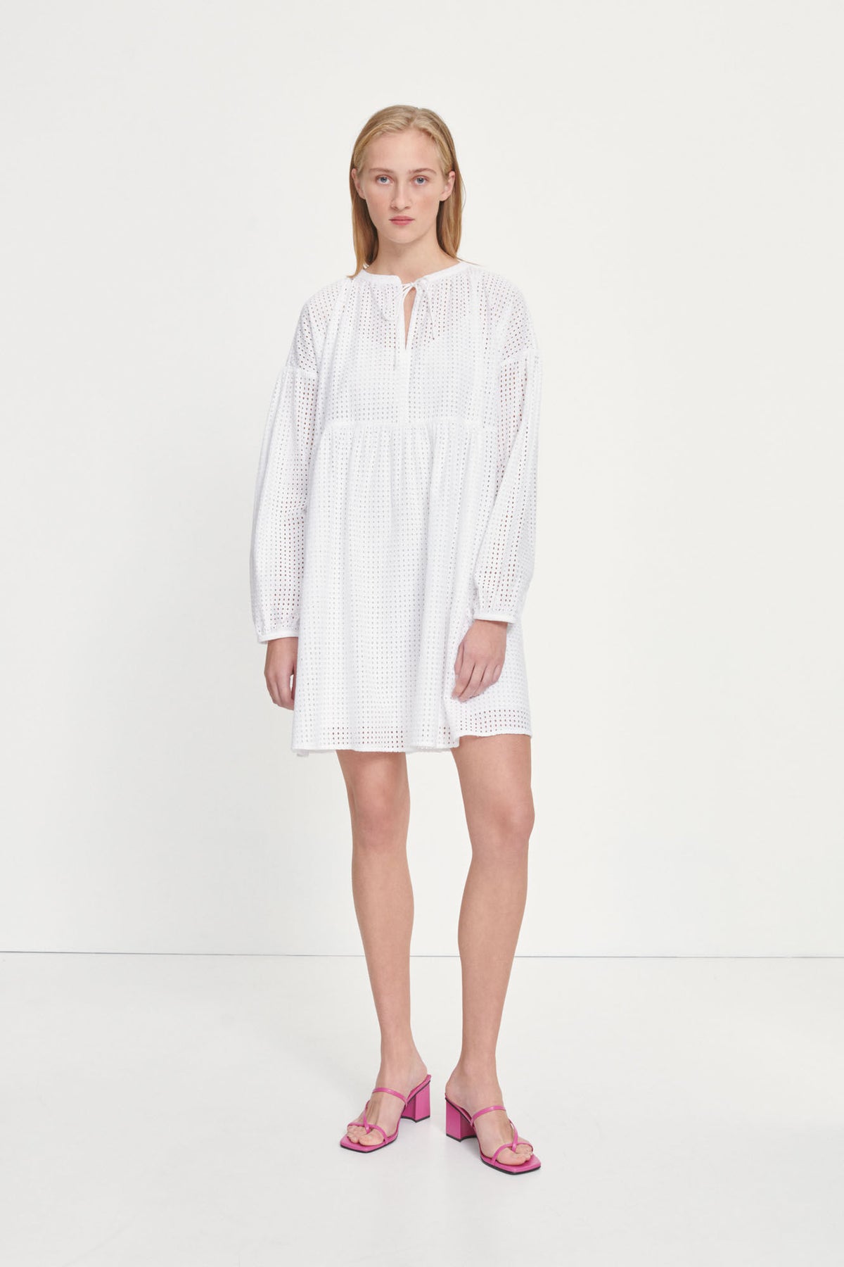Royasine Dress - Bright White