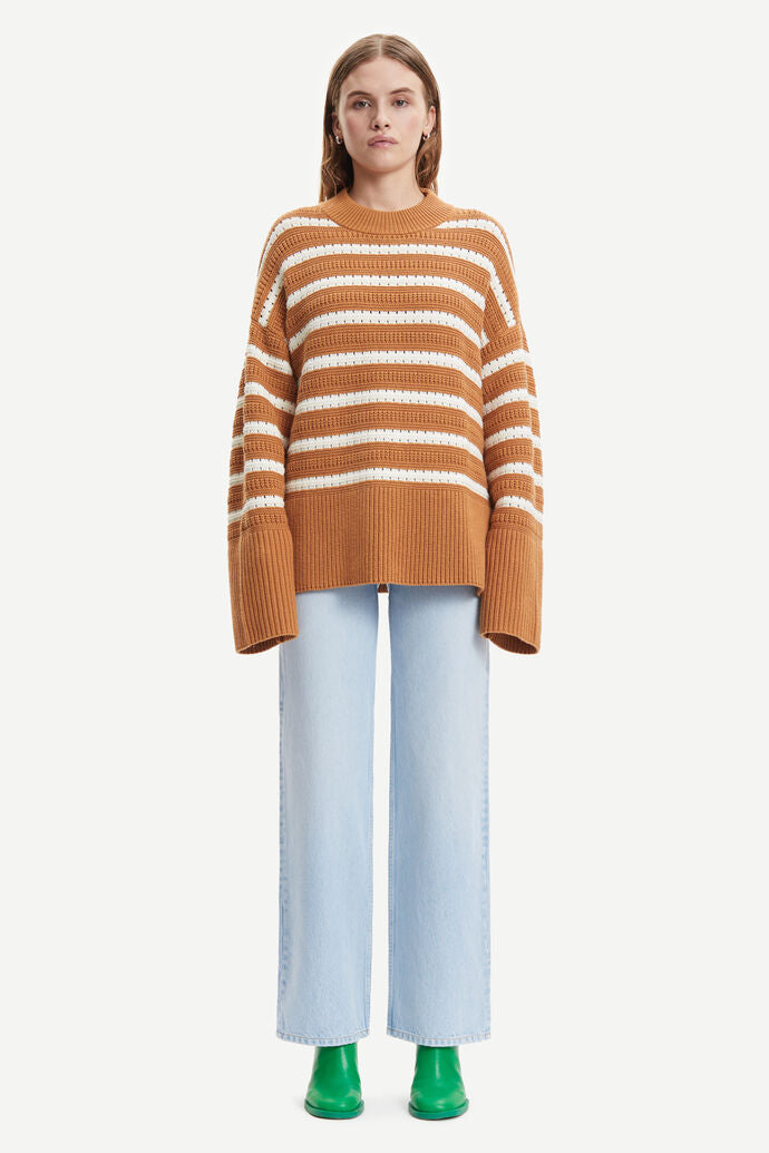 Raili Crew Neck 12923 - Brown Sugar