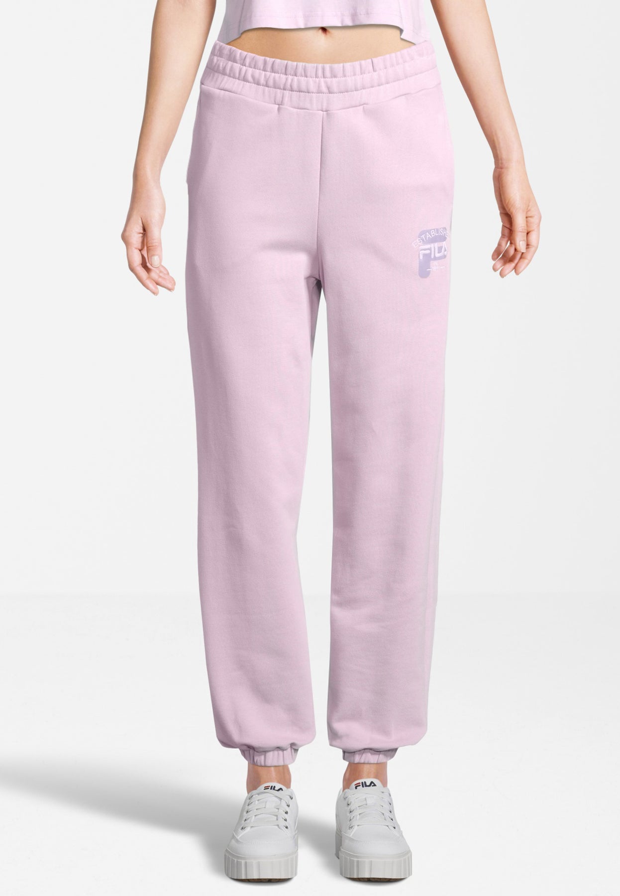 Bauler High Waist Sweat Pants - Fair Orchid