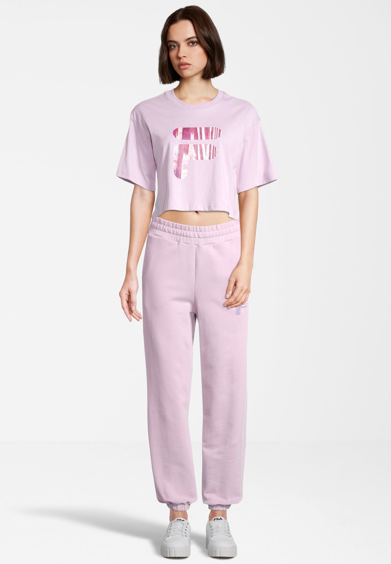 Bauler High Waist Sweat Pants - Fair Orchid