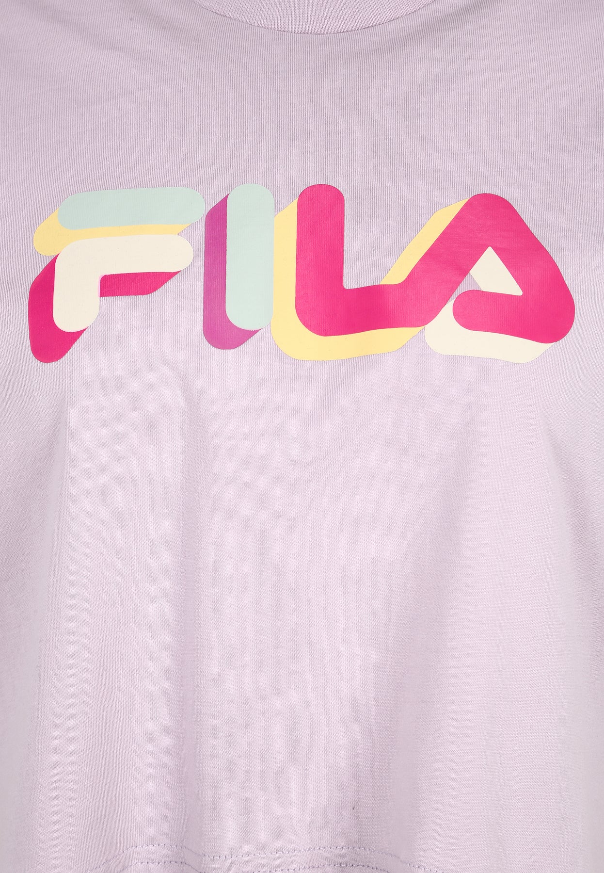 Beuna Cropped Graphic Tee - Fair Orchid
