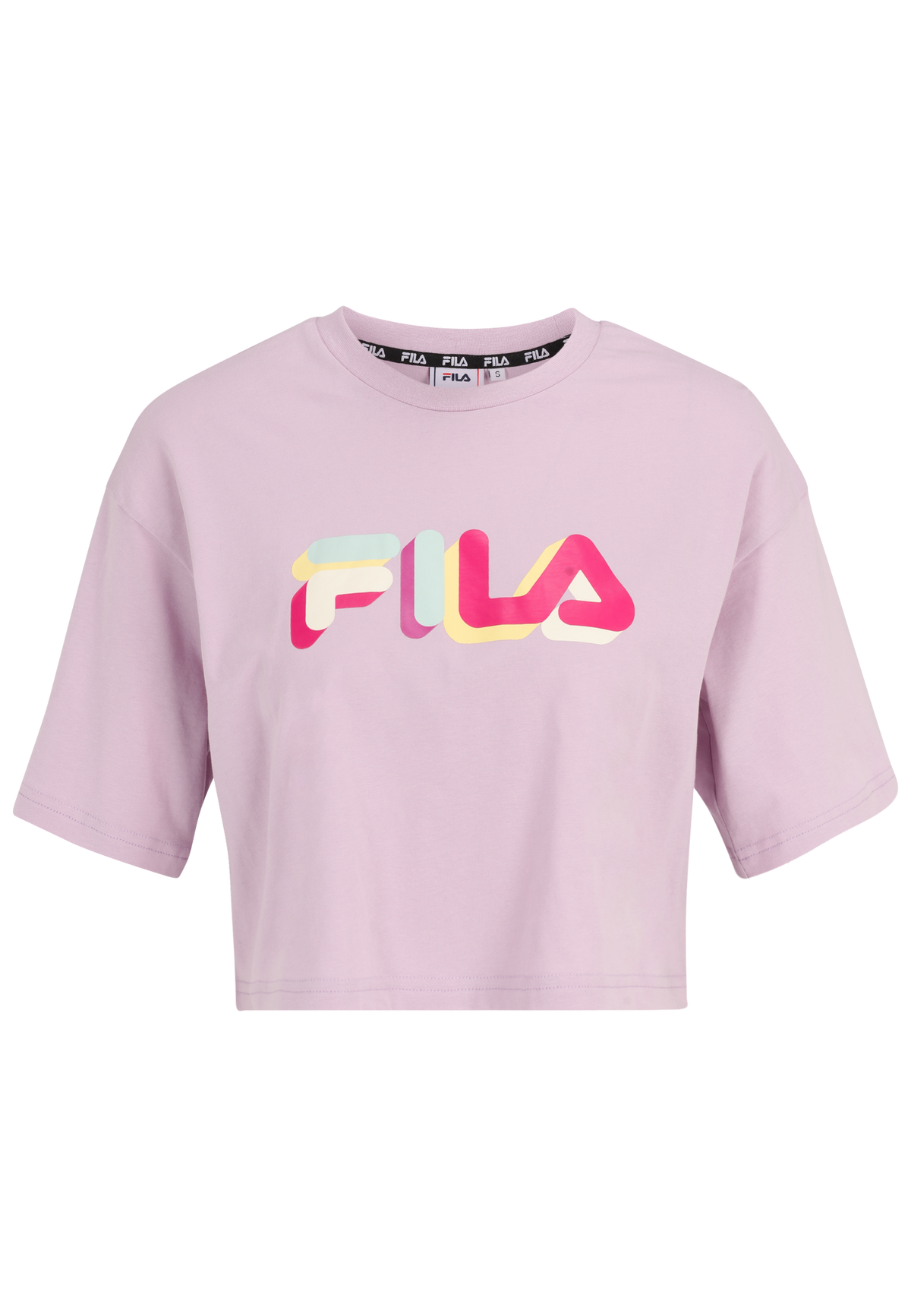 Beuna Cropped Graphic Tee - Fair Orchid