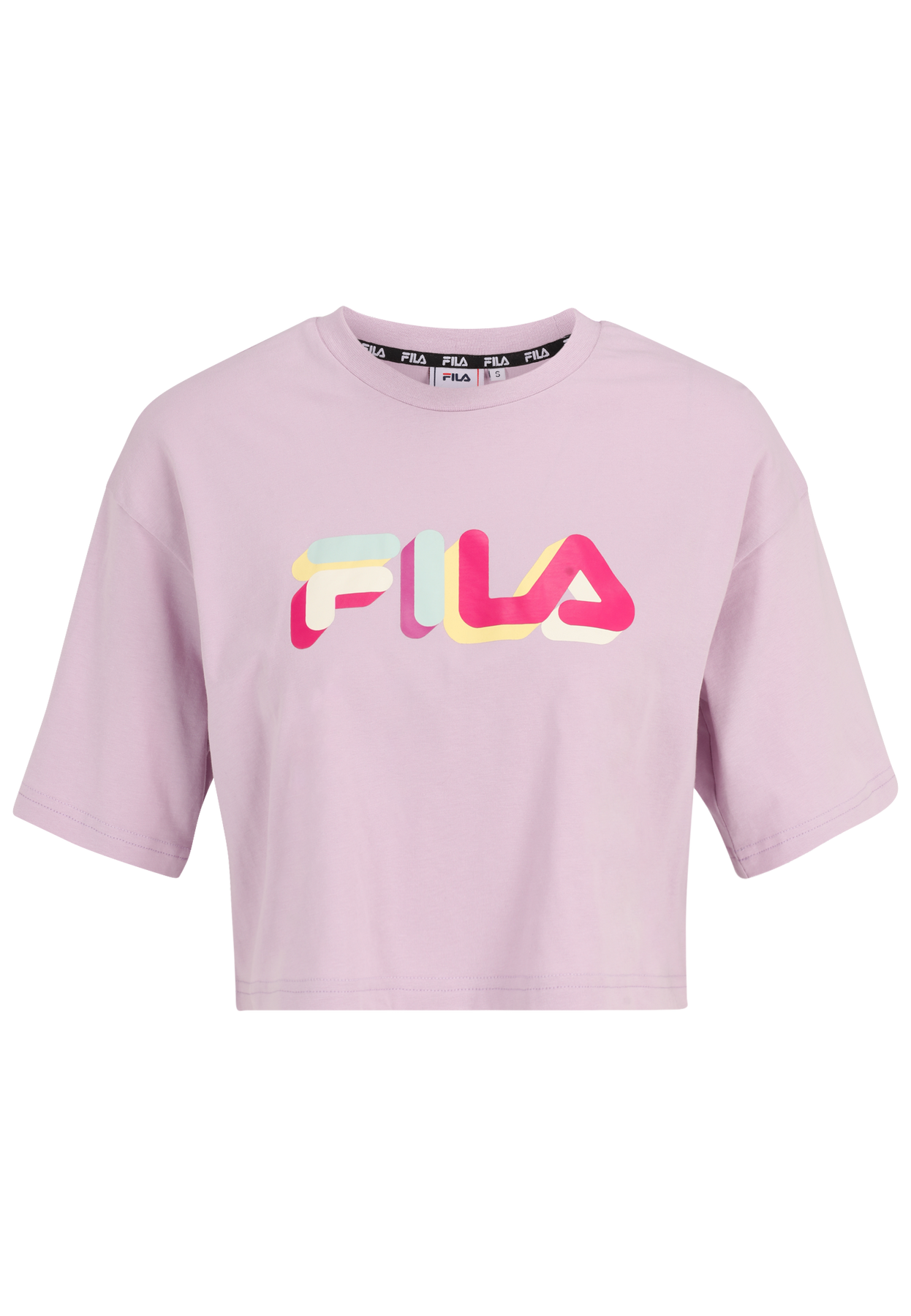 Beuna Cropped Graphic Tee - Fair Orchid