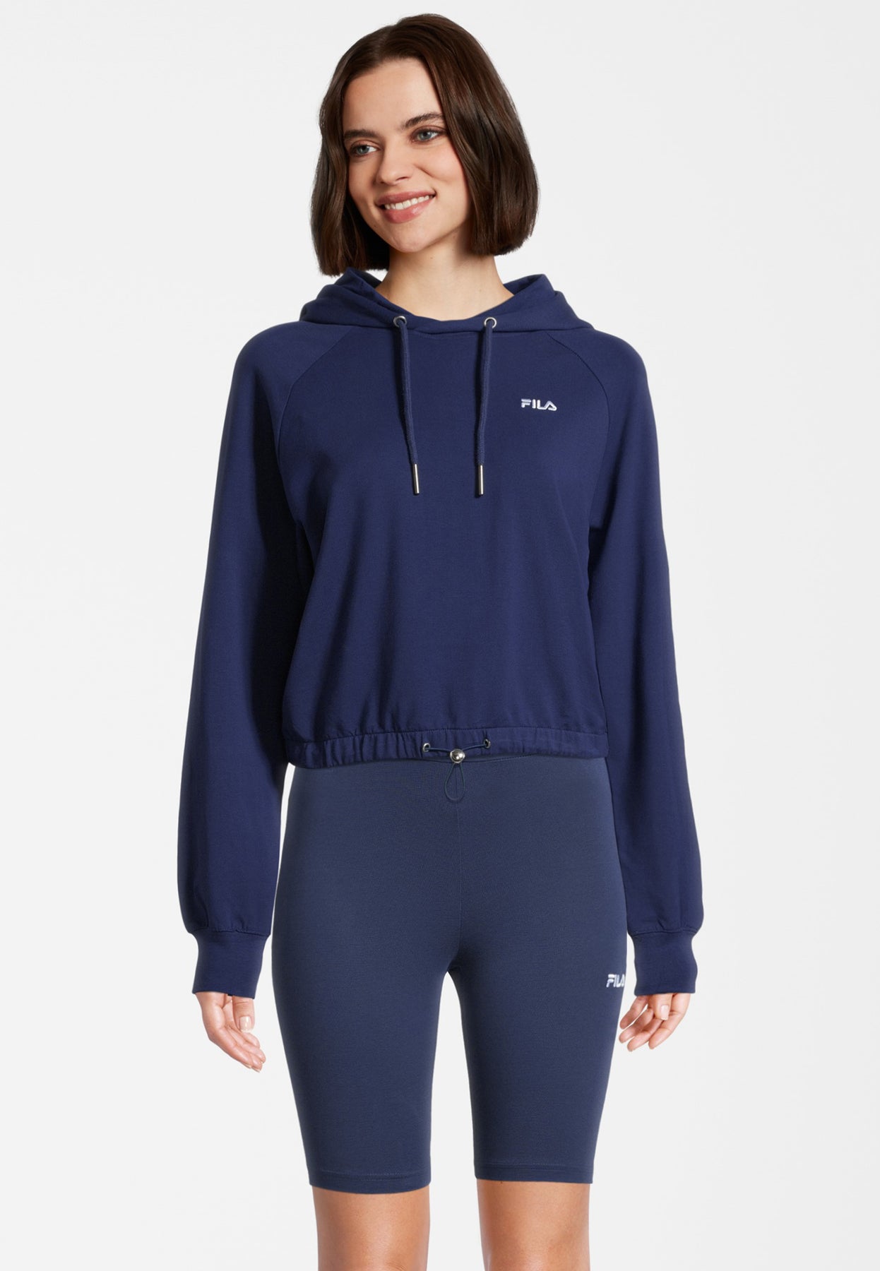Baalberge Cropped Hoody - Medieval Blue