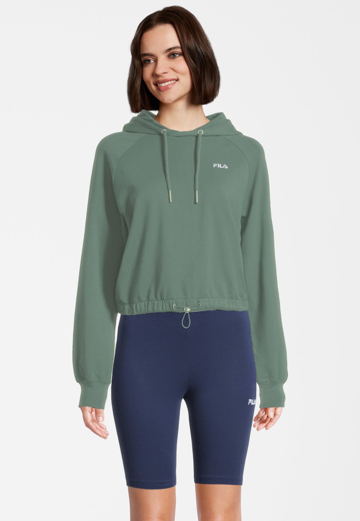 Baalberge Cropped Hoody - Silt Green