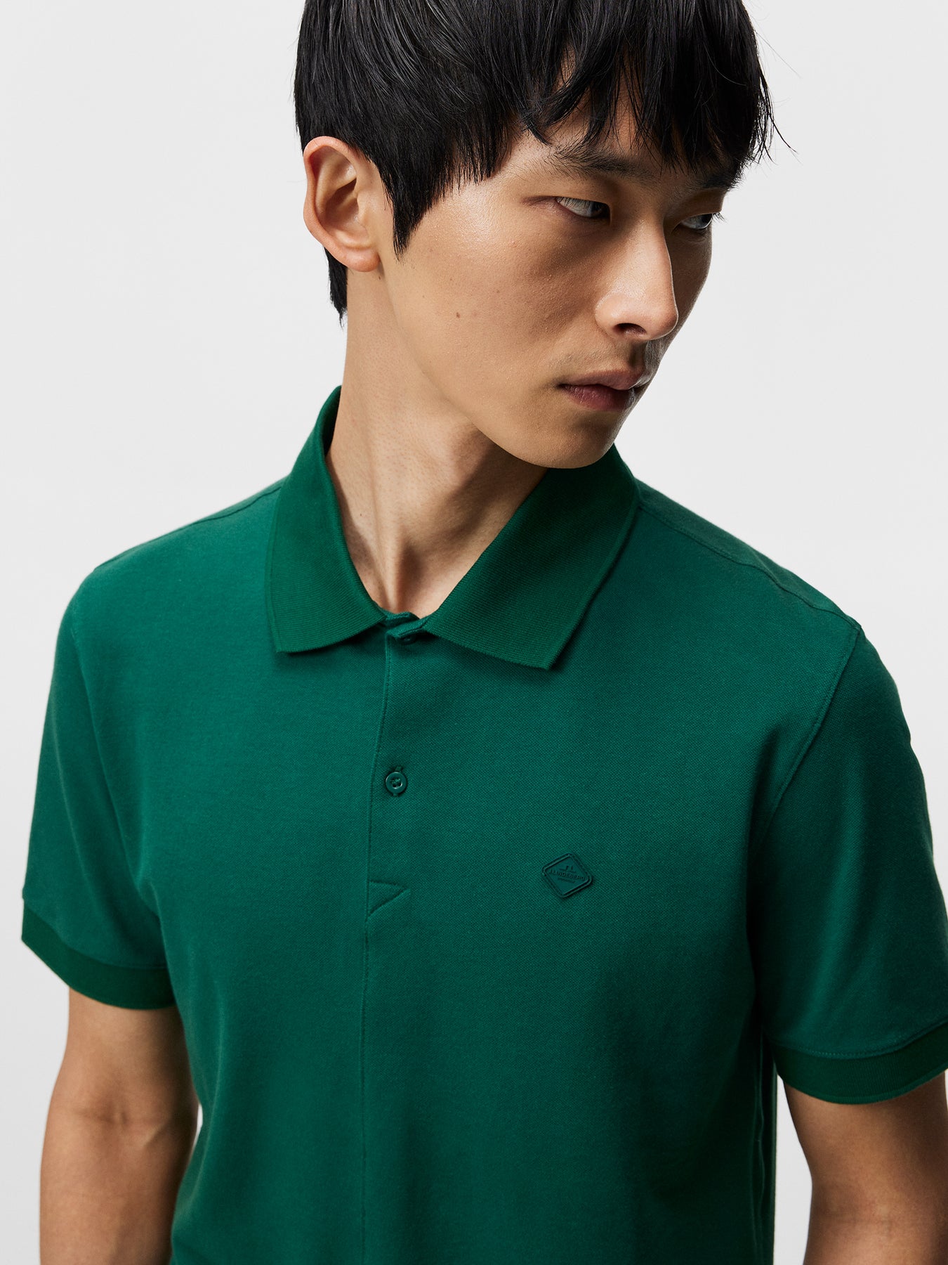 Rubi Slim Polo Shirt - Rain Forest