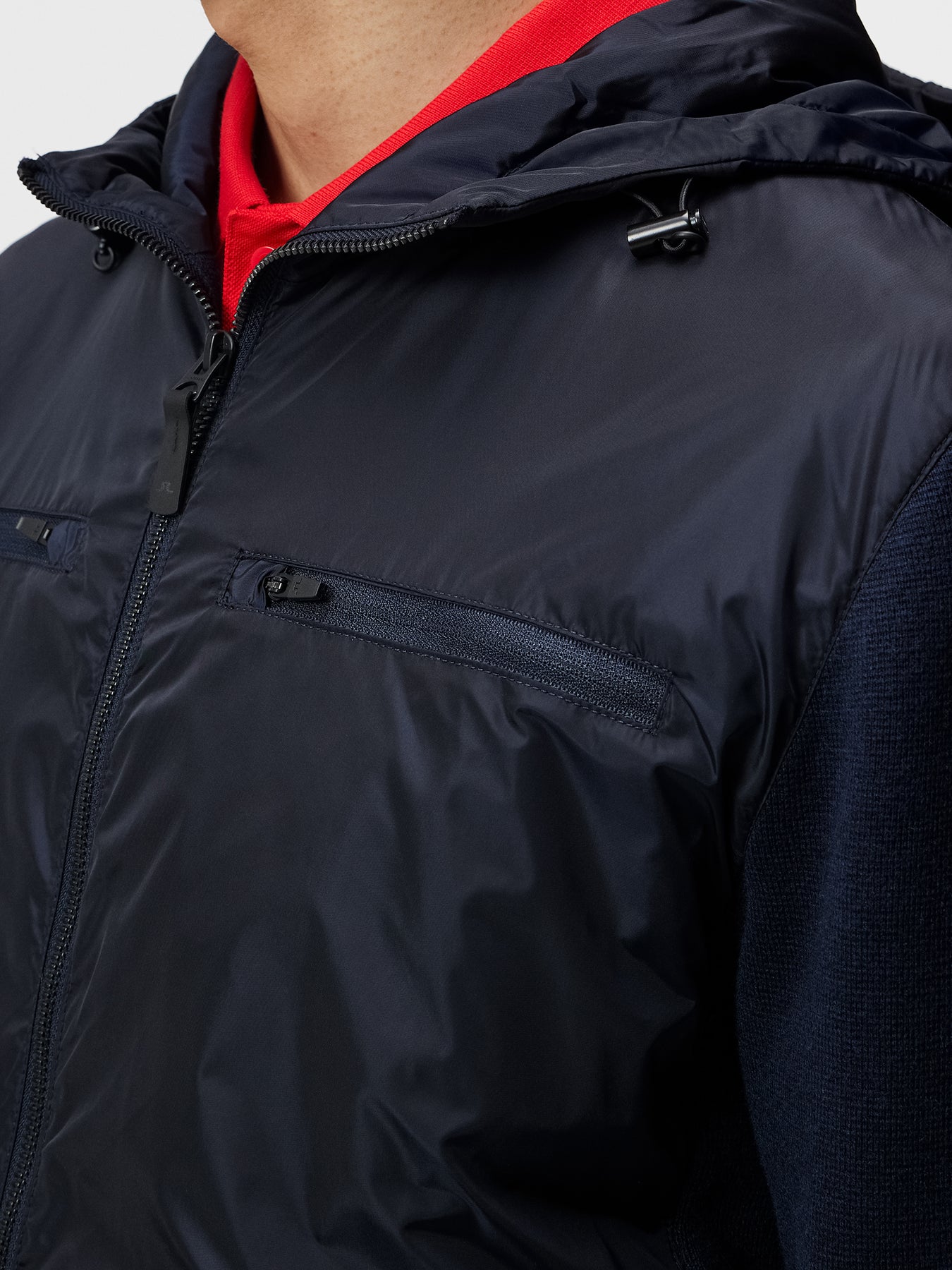 Ben Hybrid Knitted Jacket - Jl Navy