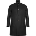 Holger 2.0 Melton Coat - Svart