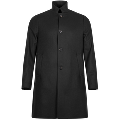 Holger 2.0 Melton Coat - Black