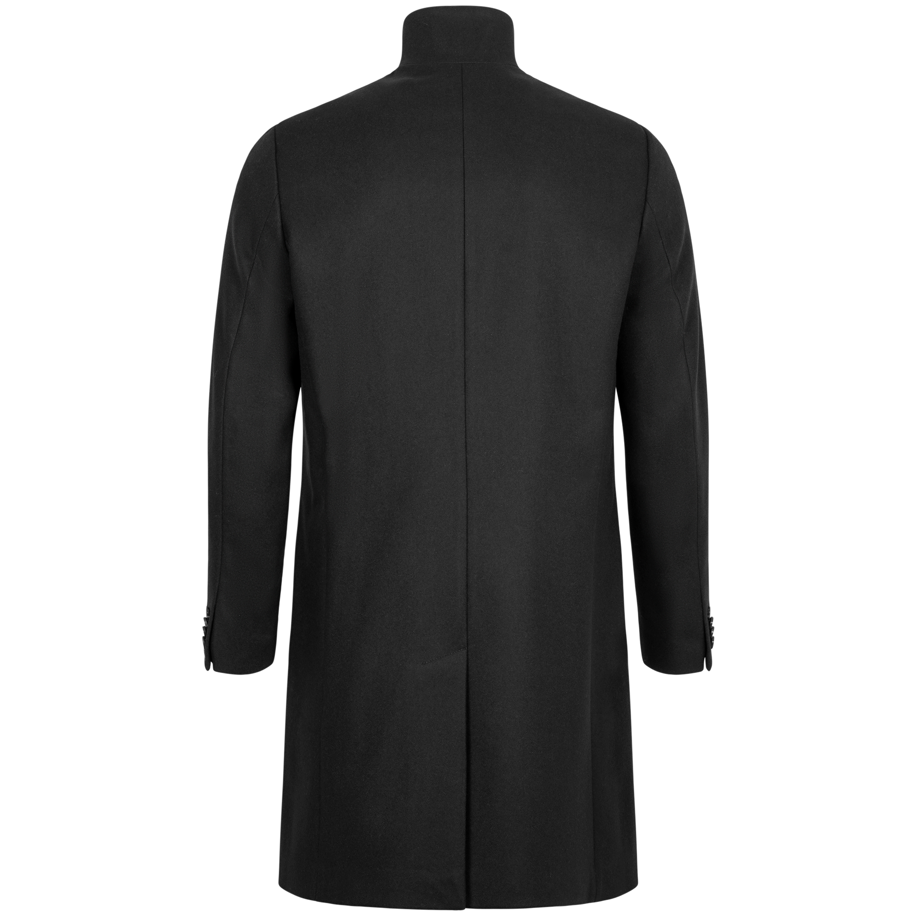 Holger 2.0 Melton Coat - Svart
