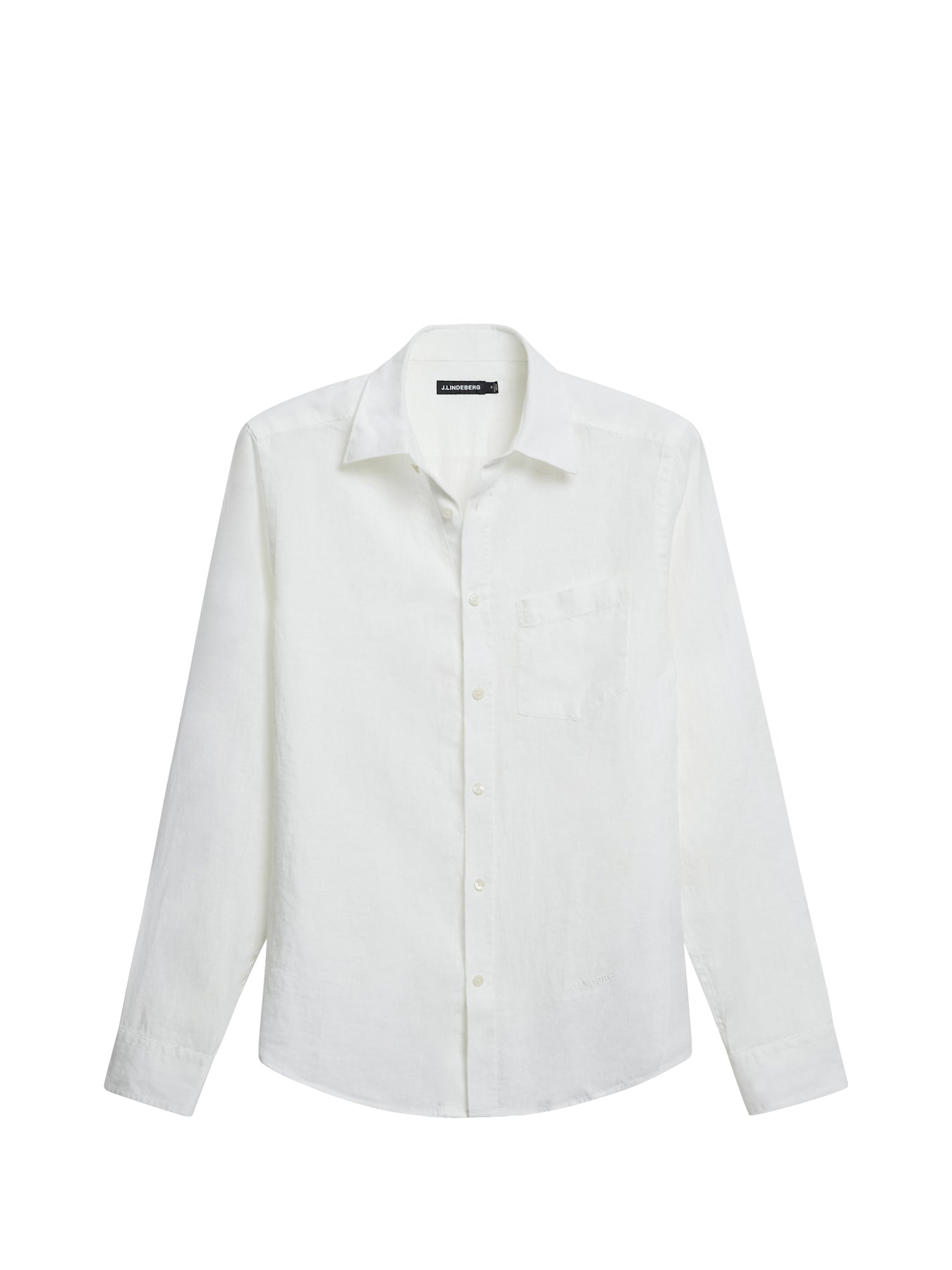 Clean Linen Slim Shirt - White