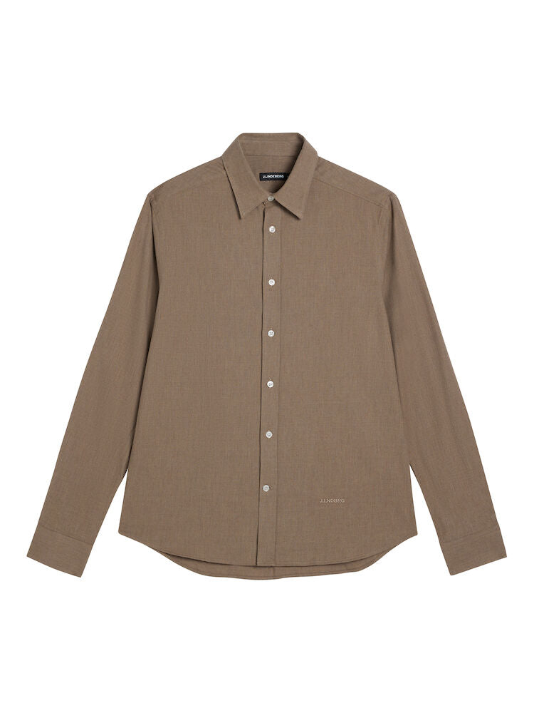 Light Flannel Slim Shirt - Butternut