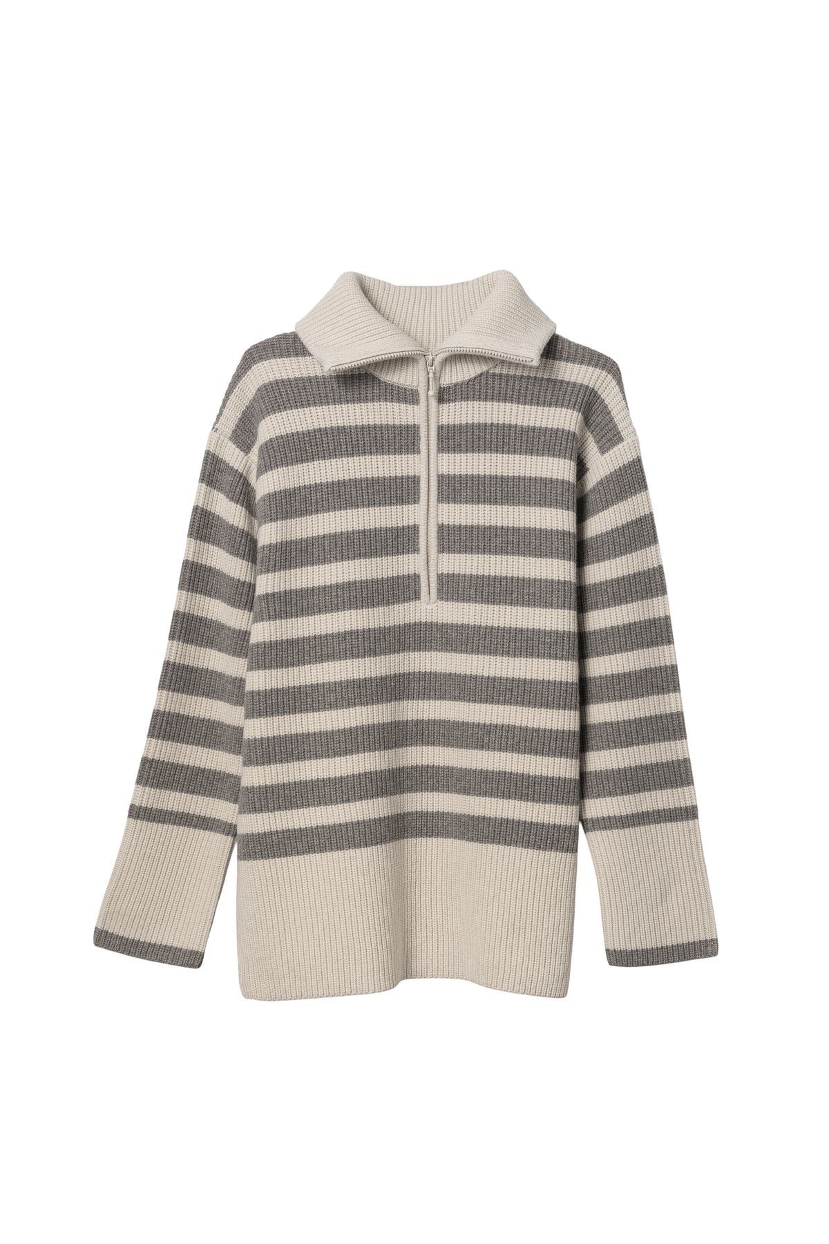 Marine Fisherman Zip Up - Downy Stripe