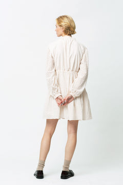 Sealed Broderie Anglaise Dress - Moonbeam