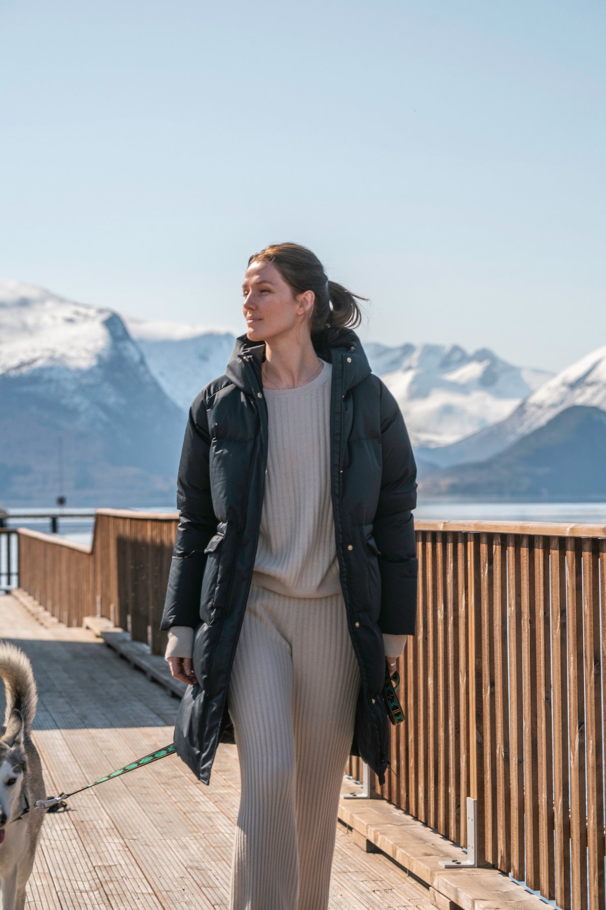 Pollux Down Coat - Jet Black