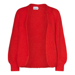 Fora Knit Cardigan - Red