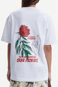 Gone Fishing Uni T-Shirt - Rose