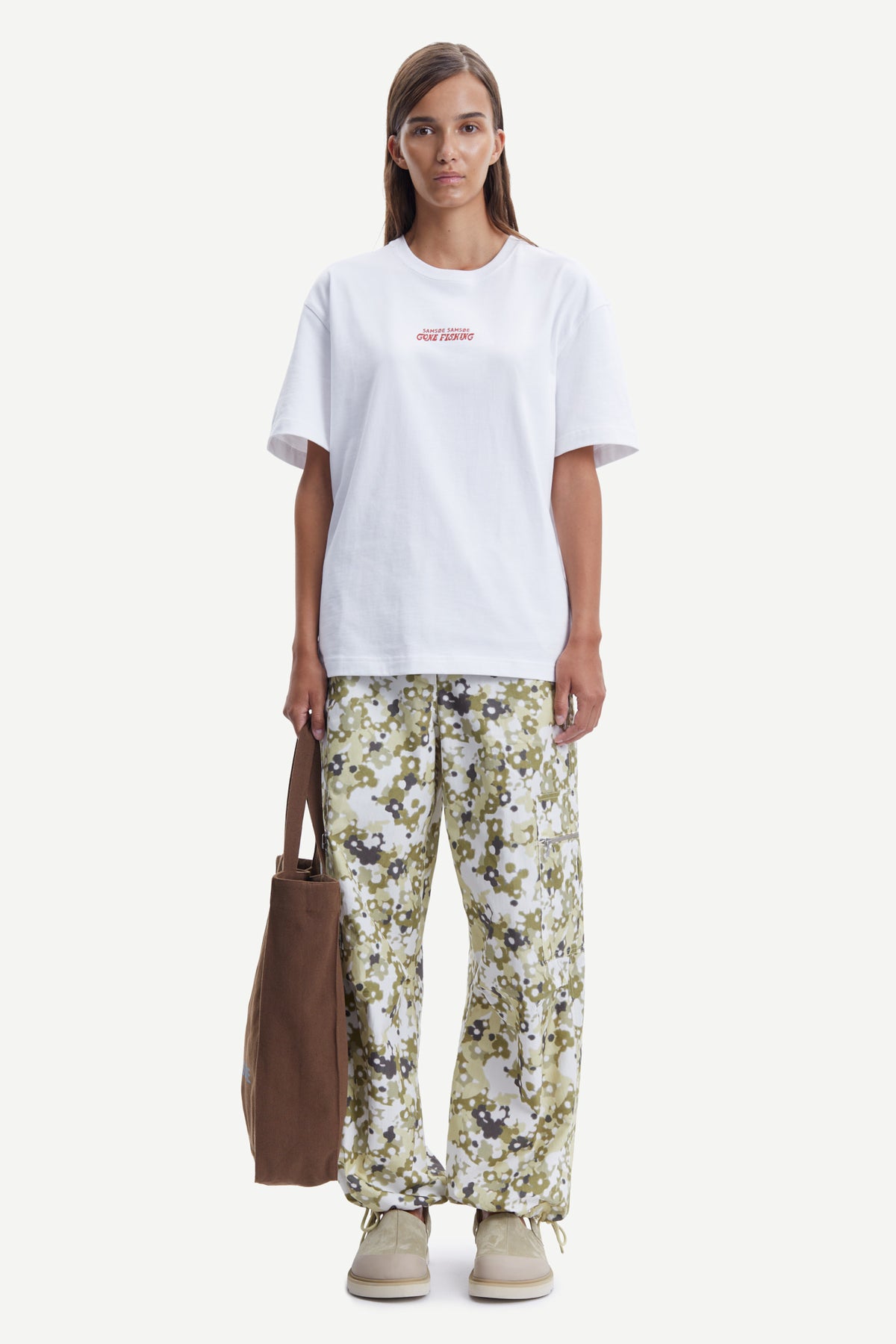 Gone Fishing Uni T-Shirt - Rose