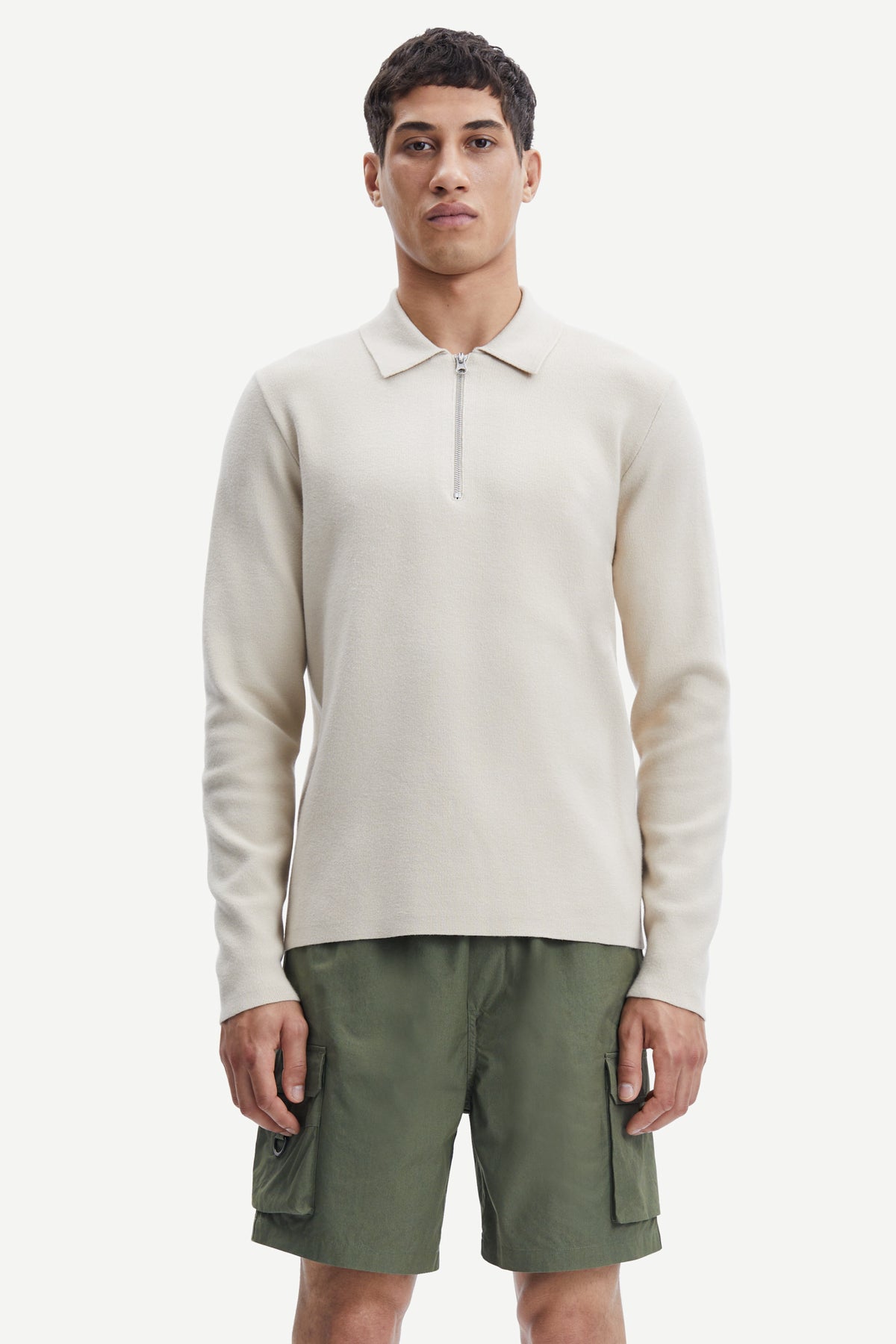Guna Half Zip 10490 - Oatmeal