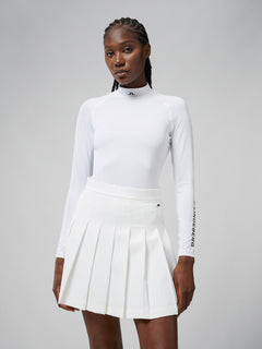 Asa Soft Compression Golf Top - White