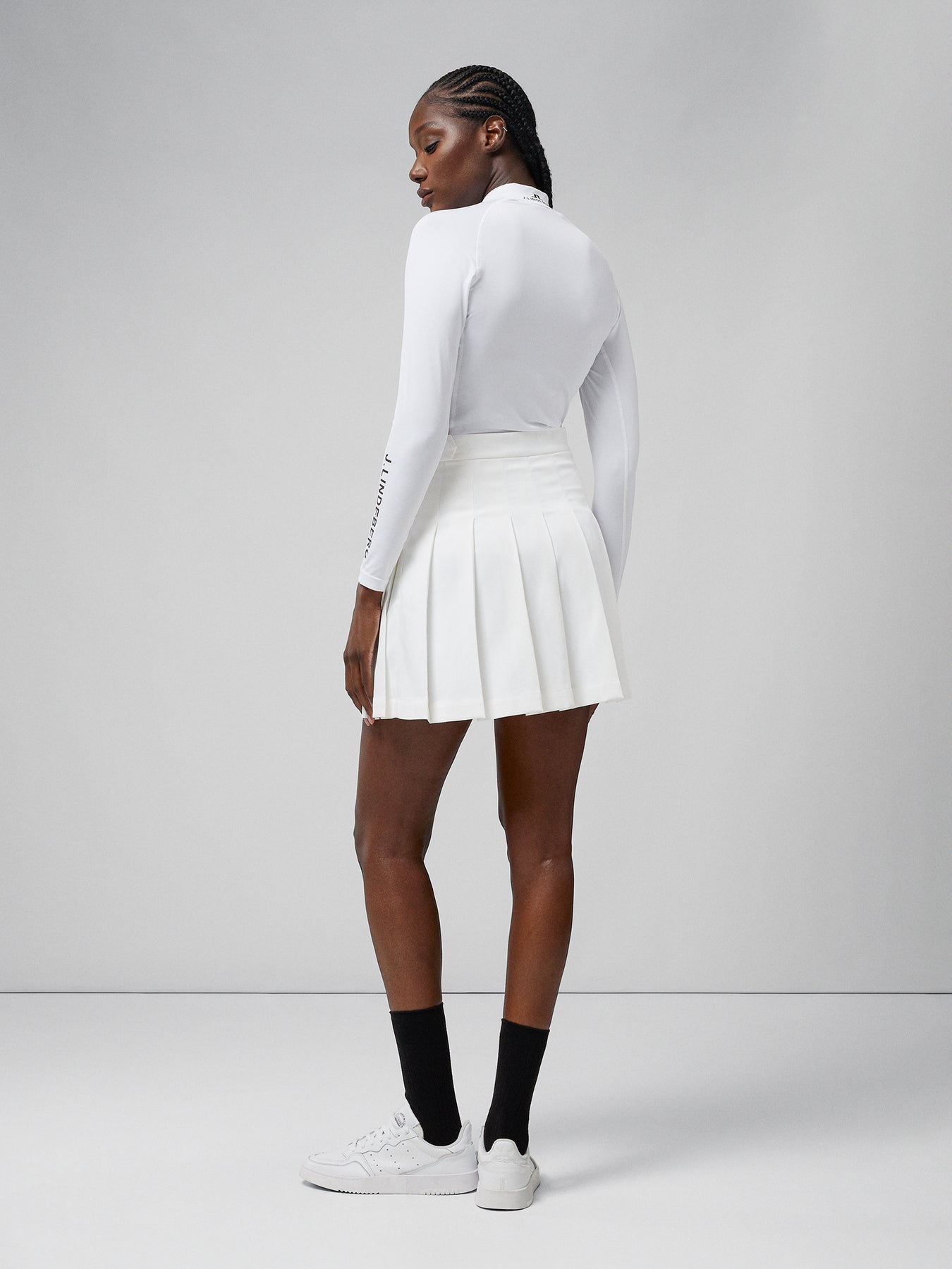 Asa Soft Compression Golf Top - White