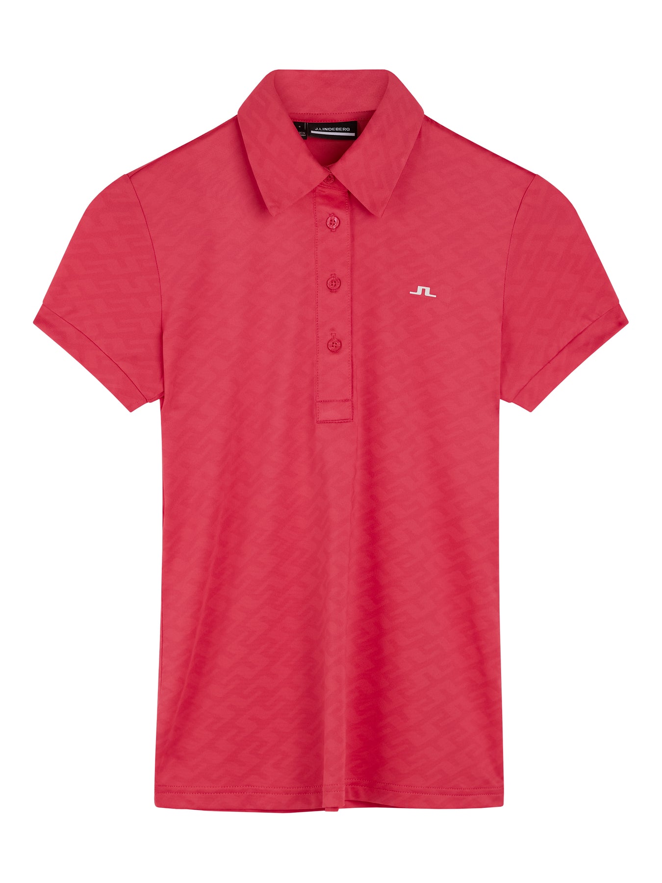 Alaya Jacquard Golf Polo - Azalea