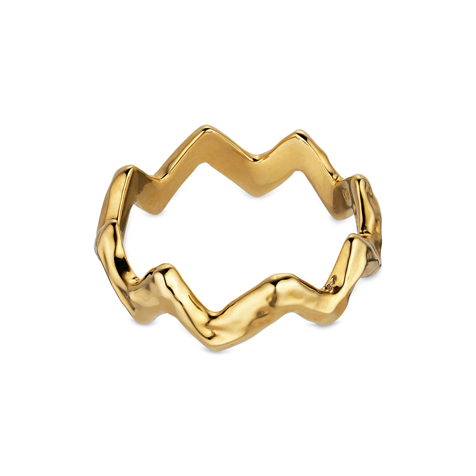 Heartbeat Ring - Gold Plated
