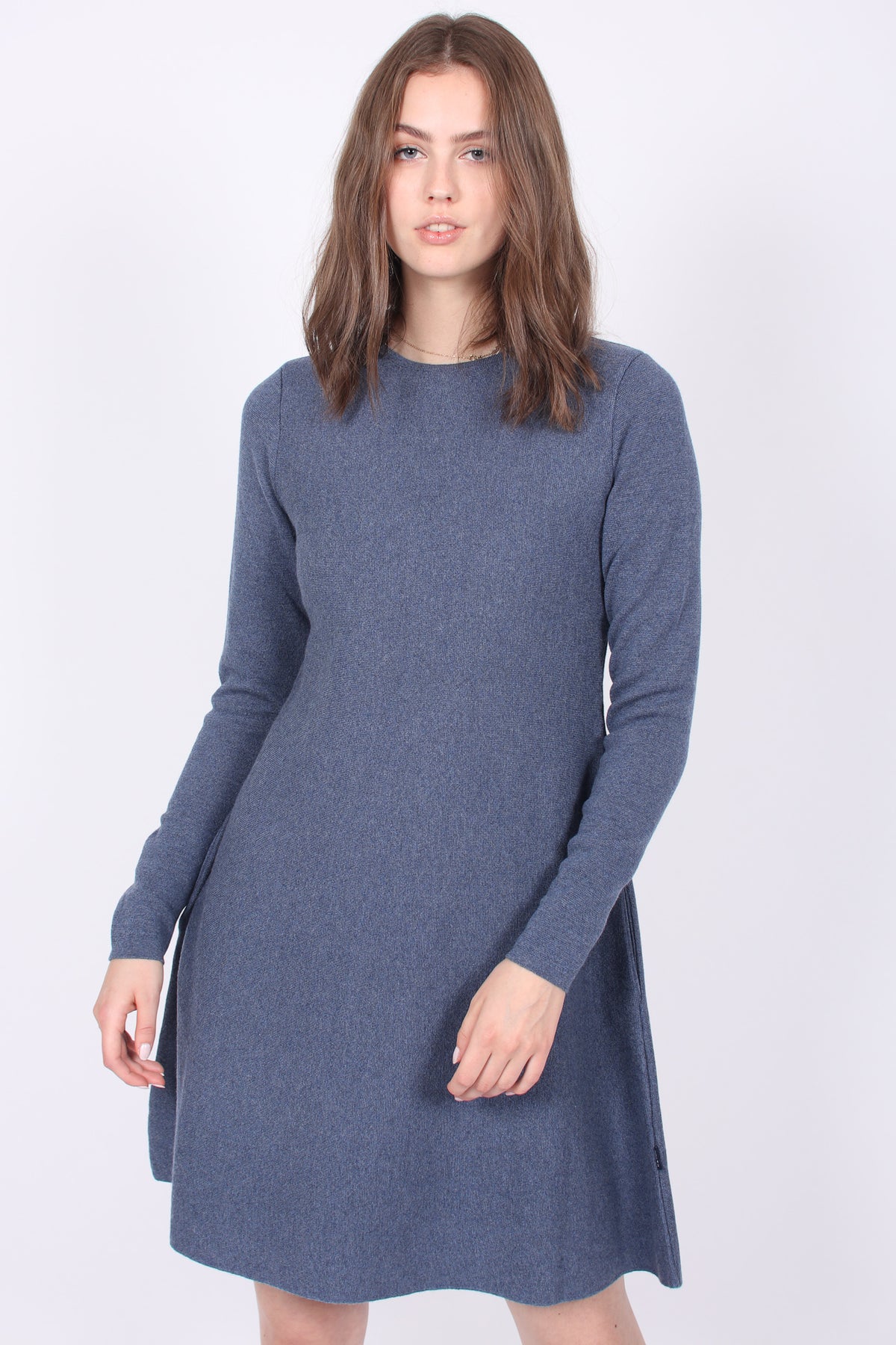 Cecilie Merino Dress - Blue - Ella & il - Kjoler - VILLOID.no