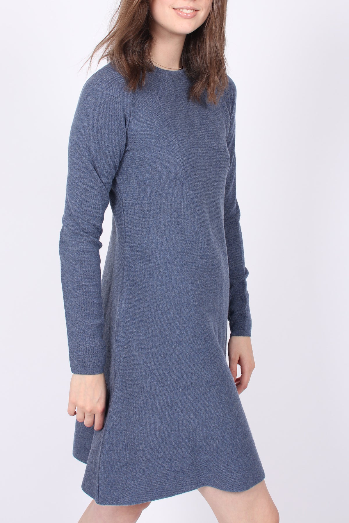 Cecilie Merino Dress - Blue - Ella & il - Kjoler - VILLOID.no