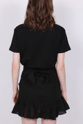 Julli Linen Skirt - Black - Ella & il - Skjørt - VILLOID.no