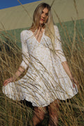 Janine Dress AOP 10867 - Desert Flower