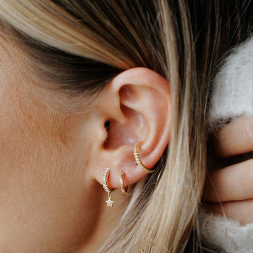 Fine Pave Single Ear Cuff