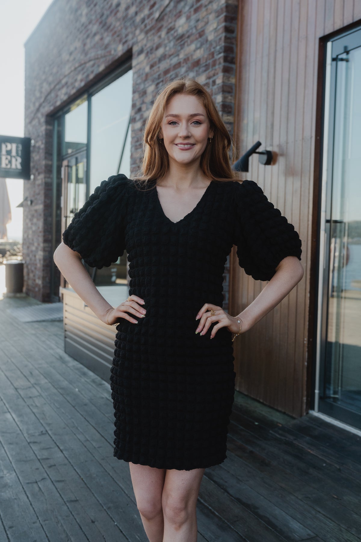AllenyGZ SS Dress - Black