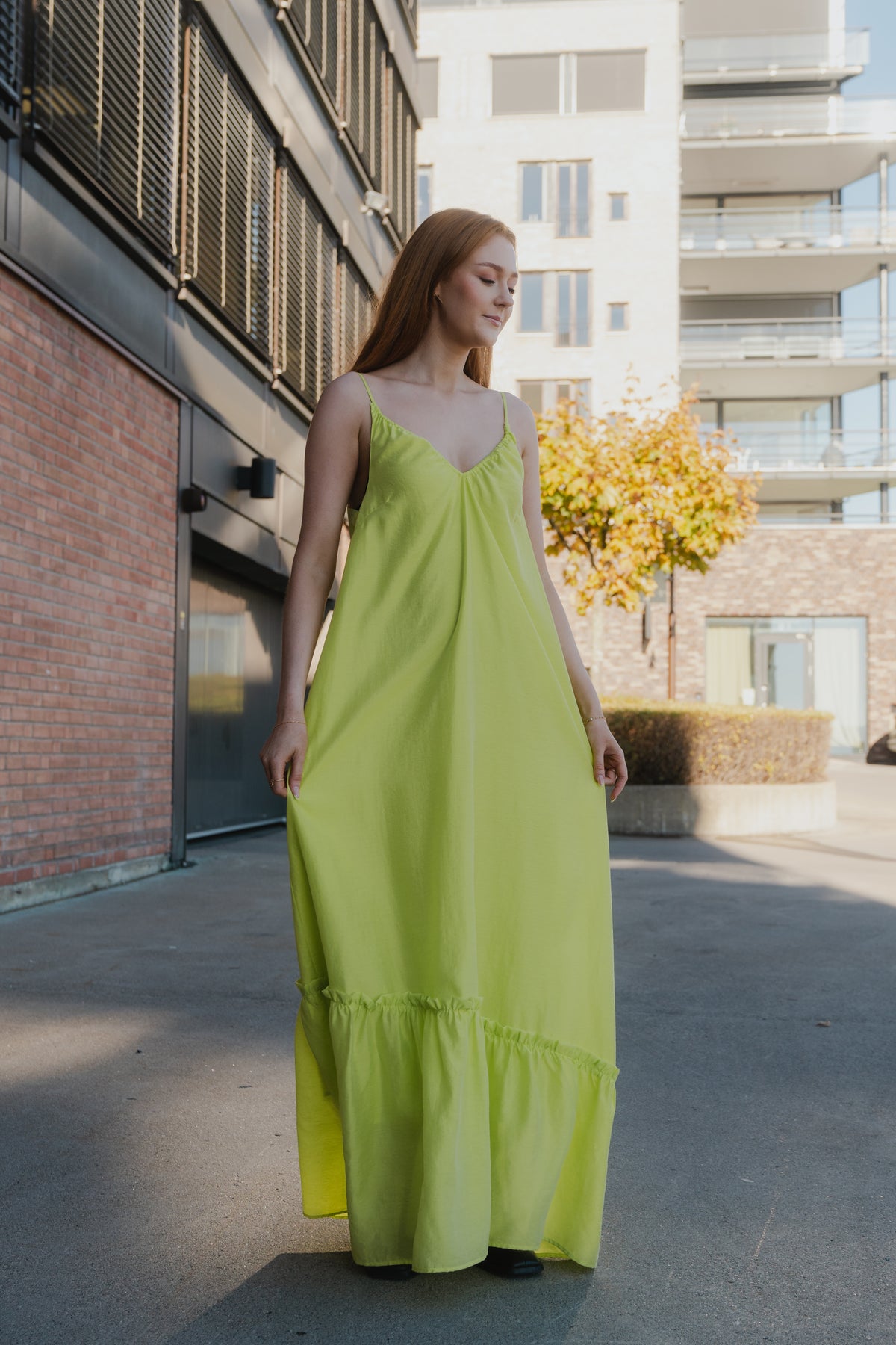 TheaGZ Long Strap Dress - Evening Primrose