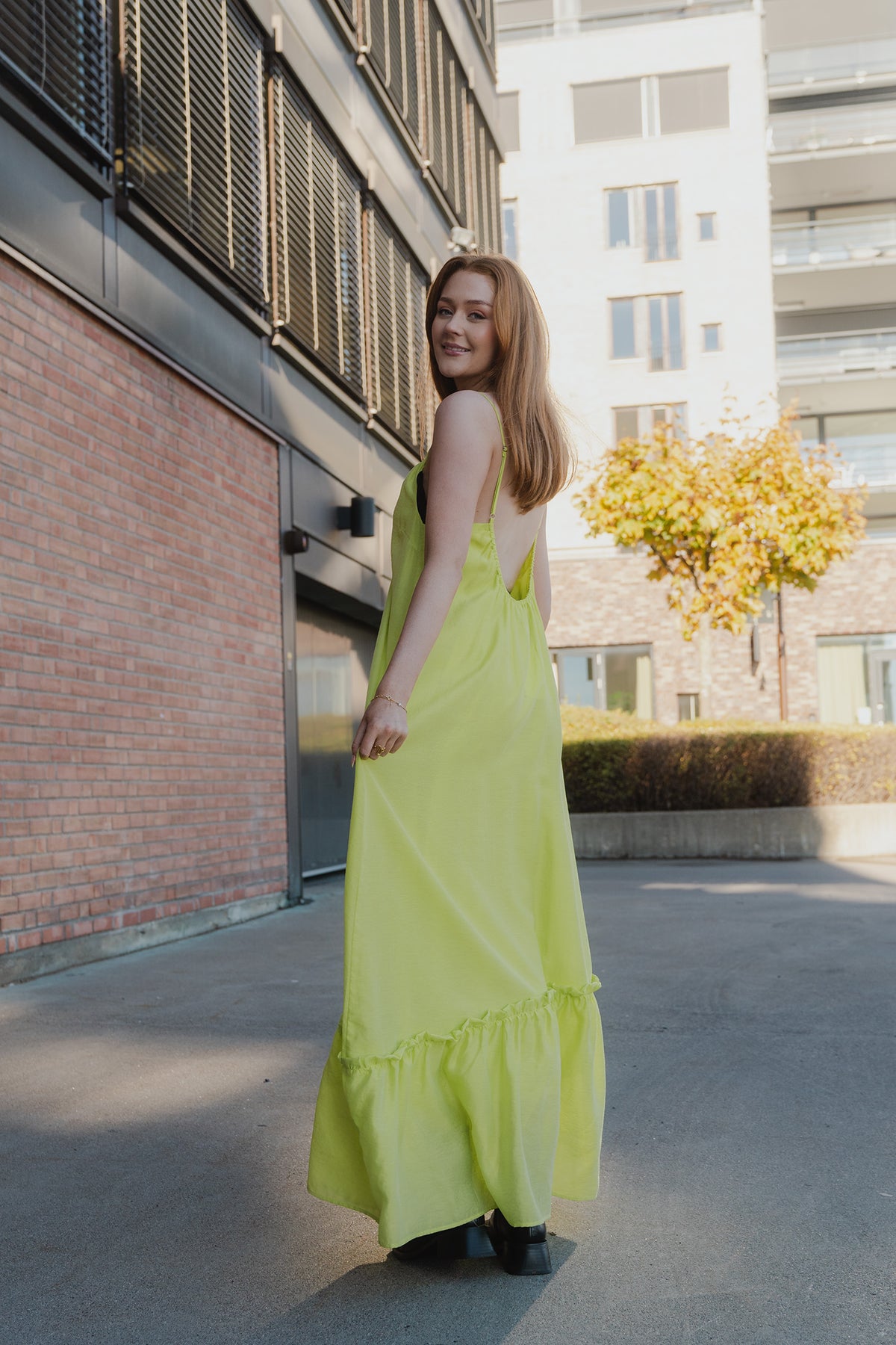 TheaGZ Long Strap Dress - Evening Primrose