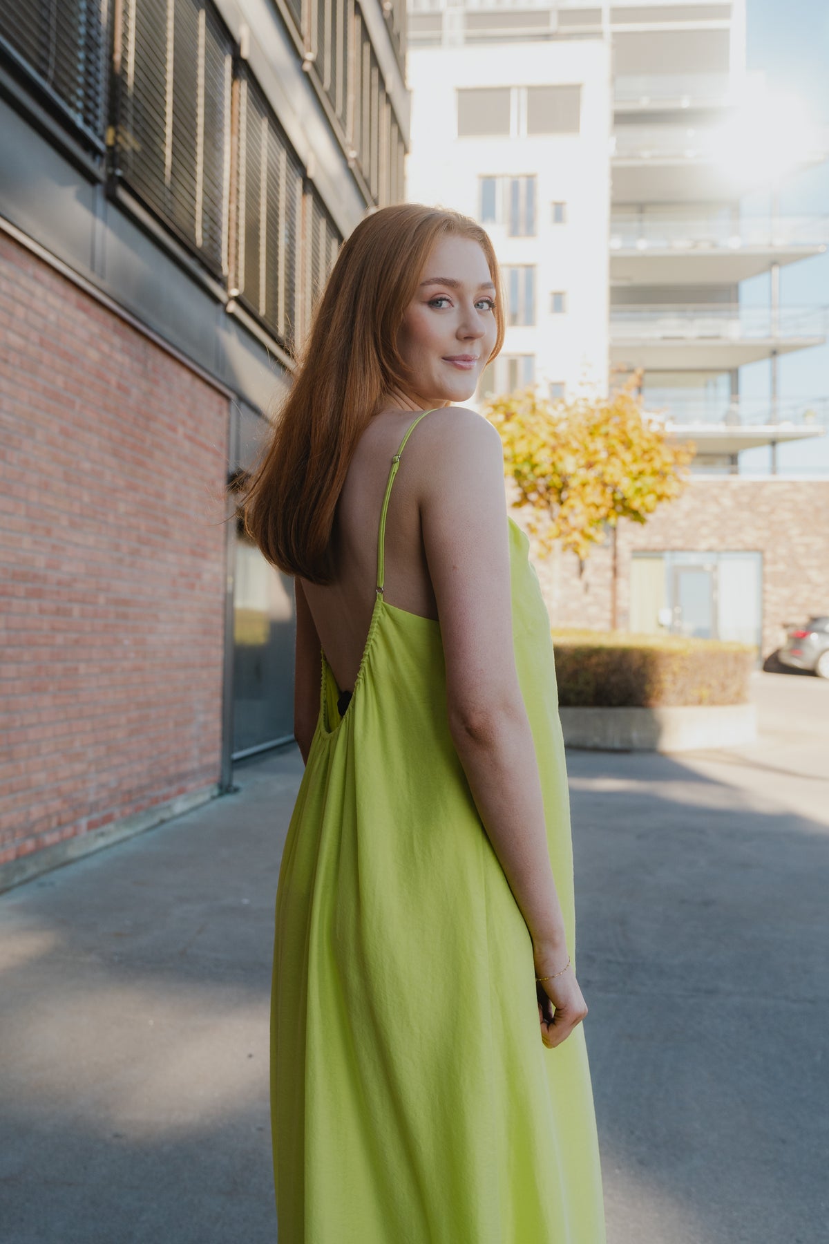TheaGZ Long Strap Dress - Evening Primrose